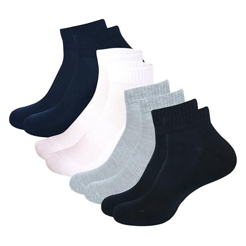 Image of Women Cotton Ankle Socks Soft Comfortable Durable Breathable Reinforced Double Layer Cushioned