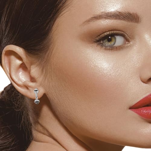 Mini Small Horse Bit Hoops, 925 Sterling Silver3