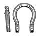 2 Pcs 3/8 Inch Screw Pin Anchor Shackle, MYYZMY 304 Stainless Steel Shackles for Chains Wirerope, 10 mm