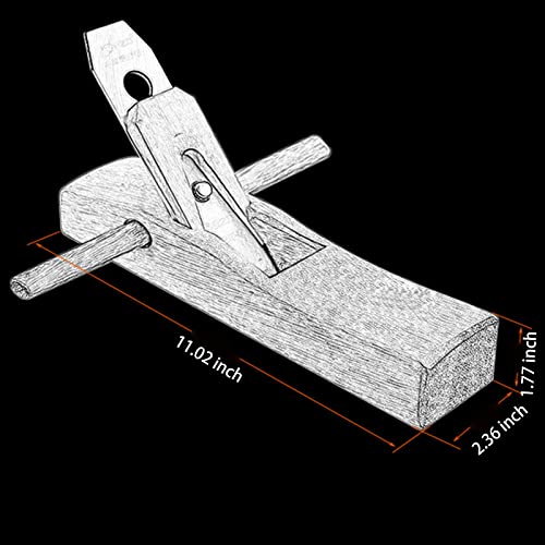 Vlocemon Wood Hand Plane, Hand Planer For Wood Working, 280Mm (11Inch) Perfect For Woodworking, Trimming, Wood Planing, Surface Smoothing #TOP1