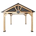 14 x 12 Pavilion Style Solid Cedar Gazebo, by Westerly