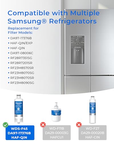 Image of Waterdrop WDS-F45 Water Filter Replacement for Samsung DA97-17376B, 2 Pack