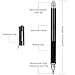 Stylus Pens for Touch Screens Stylus for iPad Stylus Pen for Tablet (Jet Black+Jet Black)