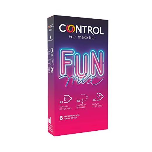 ¿Cómo comprar preservativos? 4 Control Preservativos Sensual Fun Mix. Caja de 6 Condones Variados, Lubricados, Placer, Sexo Seguro. Disfruta de unos Preservativos con Ajuste Perfecto para una Relación Segura.
