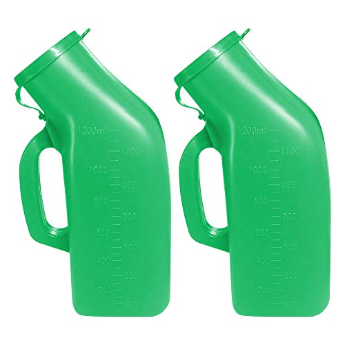Urinals for Men Thick Firm Portable Urinal, Urine Collection for Hospital, Incontinence, Elderly