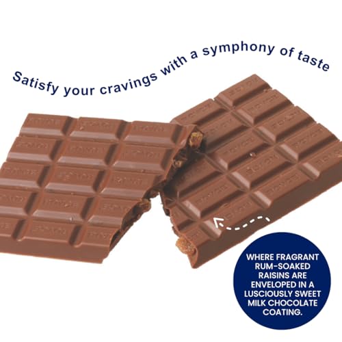 ROYCE' (ロイズ) Bar Chocolate Raisin Rum 125 Grams (x 1)