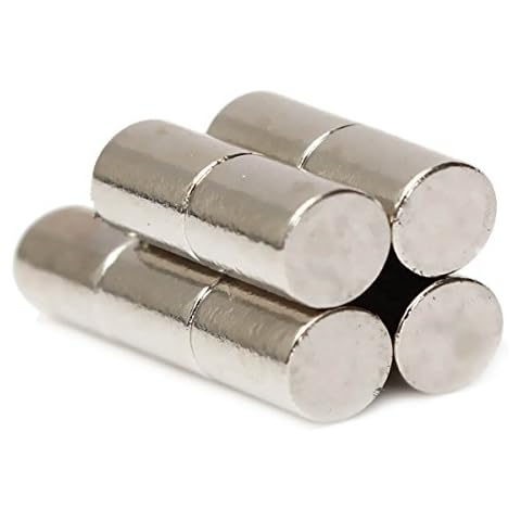 efeel® (Pack of 5) 4mm x 6mm Rare Earth Small Neodymium Cylinder Rod Magnet (5) Cover