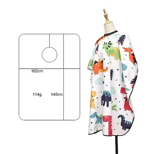 JINDIN Kids Haircut Cape Barber Hairdressing Cape for Kids Hair Cutting Cover Apron Gown Waterproof Cape Apron for Children