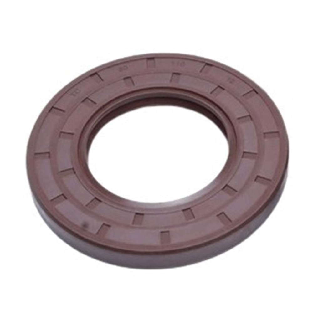 Guarnizione In Gomma Fluorurata TC Doppio Labbro - FKM 30x38x5 Mm Con Molla, Tenuta Olio E Polvere
