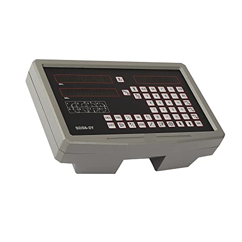 HYSOND Fräsdrehmaschine 0,005 mm 0,001 mm DRO-Kit SDS6-2V 2-Achsen-Digitalanzeige DRO