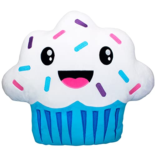 Scentco Smillows - Gourmet Scented Stuffed Plush Pillows (Cupcake) - Accent, Throw, Decorative, Fun Pillows - Kids Room Decor, Gift for Kids