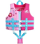 Gogokids Toddler Swim Vest Toddler Floaties Swim Vest for Kids 2-3-4-5-6-7-8-9 Years Old Swimming...