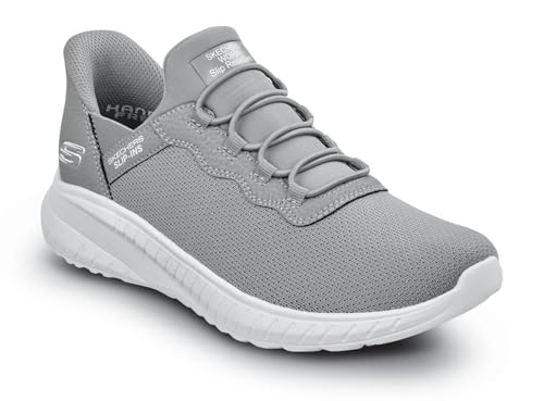 Image of Skechers Womens Black Squad Chaos MaxTrax Soft Toe SRO Slip-On