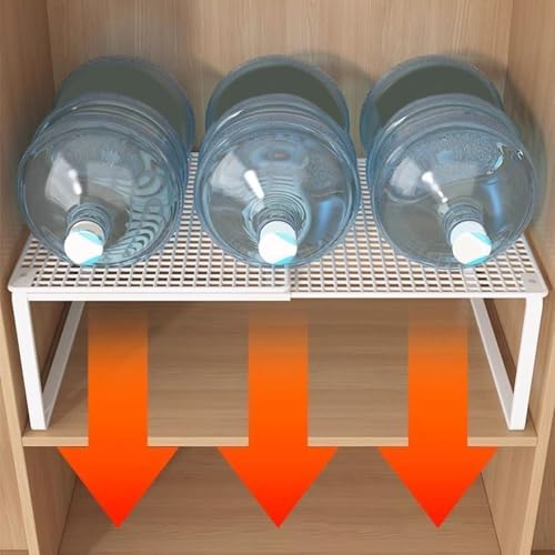 Estante extensible para camisas que duplica el espacio del ropero 8