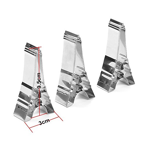 Stainless Steel DIY Fondant Cortador De Biscoito De Metal Biscuit Maker Tools Eiffel Tower Cookie Cutters 1 Piece