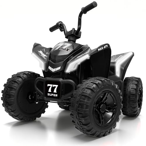 Kids ATV 24V Ride-On Car, 2-Seater, LED, Music, Suspension