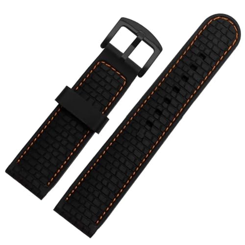 [X] KMidoTissot OmegaEHb`oh20mm 22mm 24mmpVRX|[coh o[Xgbv ubN IW KHuawei KSamsungANZT[p voh(Black orange black,2