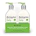 Produktbild AmLactin Alpha-Hydroxy Therapy Moisturizing Body Lotion for Dry Skin, Fragrance-Free, 15.8oz Twin Pack (7.9oz per bottle) by AmLactin