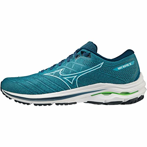 Mizuno Herren Wave Inspire 18 Laufschuh, Moroccanb Wht Gibraltars, 43 EU