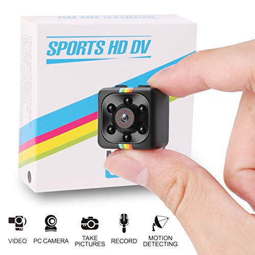 HankeRobotics Mini Spy Camera,1080P Hidden Camera Cop Cam with IR Night Vision