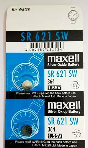 Confezione Da 5 Batterie MAXELL SR621SW 364 Per Orologi - Foto 7