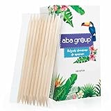 Tienen una pequeña espátula en un lado y una punta cónica en el otro. Son duros, se dividen y no se rompen en medio del tratamiento. La superficie pulida no tiene rebabas y no daña la piel.