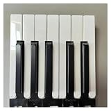 Pièce de réparation de Piano numérique, touches noires et blanches, Compatible avec Yamaha KX8 DGX 660 DGX 650 DGX 640 DGX 630 MM8 MOX8 MOXF8 MX88(2pcs 24Keys)