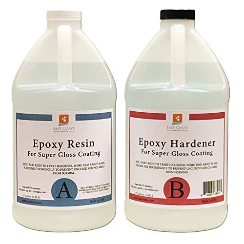 EPOXY Resin 1 Gal Kit, General Purpose (Coating, Table Tops, Casting)
