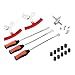 GAOSHA Tire Levers Spoon Set Heavy Duty Motorcycle Bike Car Tire Irons Tool Tire Changing Spoon Rim Protector