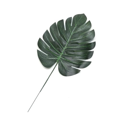 Image of SPHINX Artificial Pine,Cedar,Cypress,Conifer,Eucalyptus Stems /Needles- Faux Greenery Home Decor,Festivals,Trousseau,Gift Packing,Baskets,DIY Crafts & Celebrations- (5, Monstera Leaves Sticks Needles)