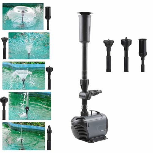Pompe aquarium et fontaine sans colmatage grâce au kit de filtre inoxydable