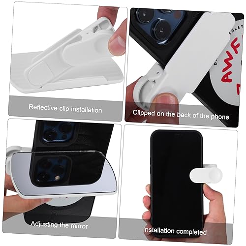 Clips de espejo para teléfono celular para solucionar encuadres erróneos 6