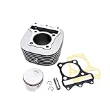 アドレスV125 対応 全年式 ボアアップキット 61mm 161.2cc シリンダー ピストンセット エンジン補修 カスタム 改造 バイク パーツ