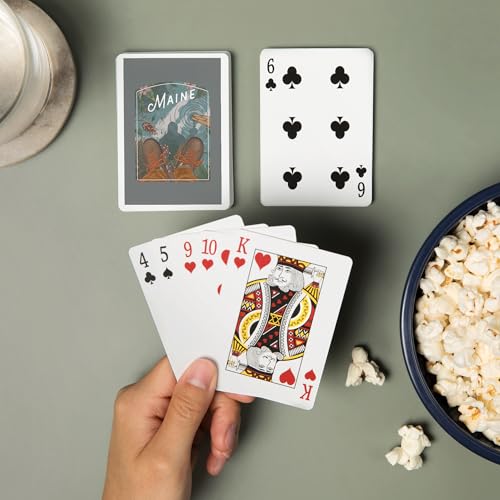 Lantern Press Maine, Embrace The Elements Baraja de Poker miniatura 2