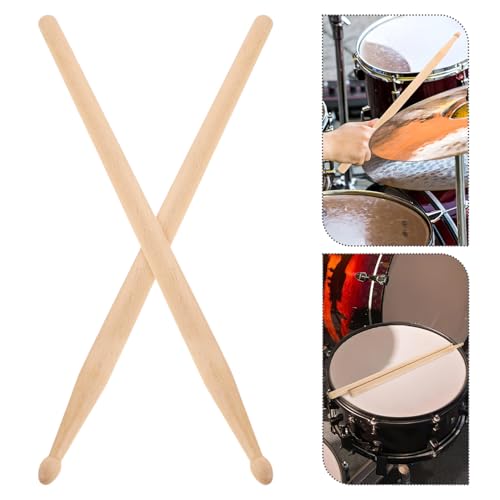 Baquetas VICASKY de madera de arce, tamaño 5B, con punta de madera, antideslizantes, para jazz y principiantes, paquete de 4 piezas miniatura 7