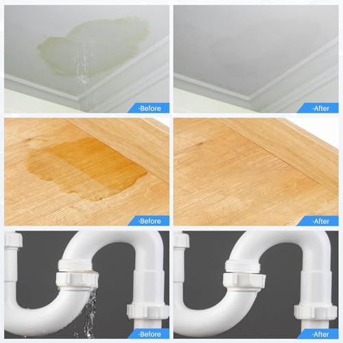 Image of Magnova 1Kg Transparent Waterproofing Glue with Brush for Roof Leakage, Crack Seal Water Leakage Solution Indoor Outdoor, Waterproof Adhesive Sealant for Bathroom Pipe Wall Tile Surface Window (1 KG)