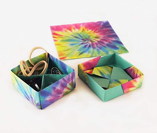 Origami Paper 300 Sheets Tie-Dye Patterns 4
