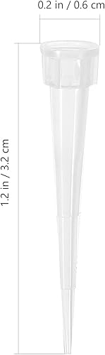 Miniatura 4 de EXCEART 100 tubos de agua de flores, pequeños tubos de agua florales de plástico, palillos florales, viales florales de plástico transparente para