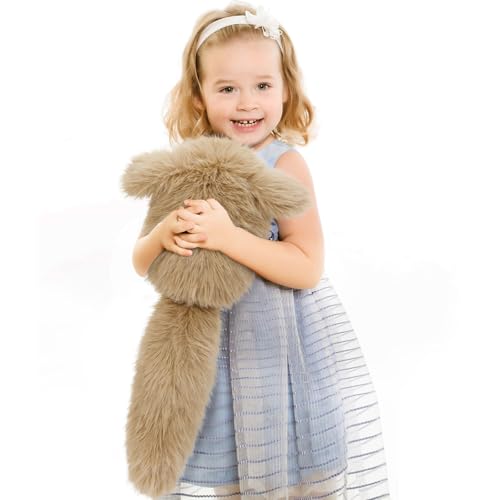 MaoGoLan Dog Stuffed Animal – Ultra Soft 23" Puppy Plush Toy for Girl Boy Kid - Large Tail Dog Plush Stuffy Birthday Children's Day Gift for Daughter Son, Baby Shower Holiday Party Decor — view 4