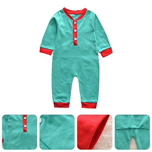 KESYOO MacacÃ£o de BebÃª Natal MacacÃ£o Infantil AlgodÃ£o BebÃª MacacÃ£o de Uma PeÃ§a MacacÃ£o RecÃ©