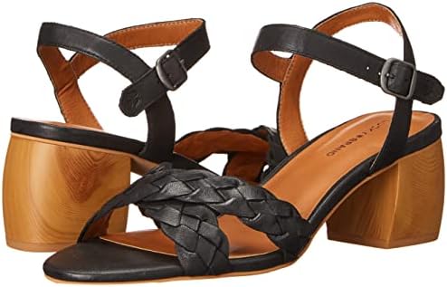 Lucky Brand Women's Nattika Braided High Heel Sandal Heeled, Black, 5 | Image 6