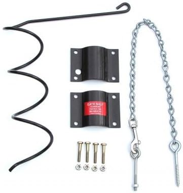 Gate Shut - Medium Gate Closer, Powder Coated, Self Closing Adjustable gate Spring for Agricultural Gates