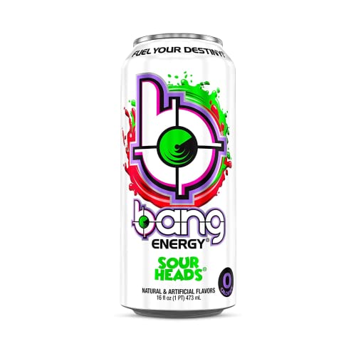 Bang Energy 3 Flavor Variety Packs 12 Cans (Purple Haze Sour Heads Bangster Berry) #TOP1