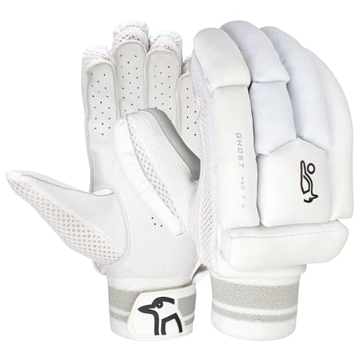 Image of KOOKABURRA Ghost Pro 7.0 Right Hand Cricket Batting Gloves for Men | Lightweight Comfort | Durable Palm | High Density Foam Protection (Youth)