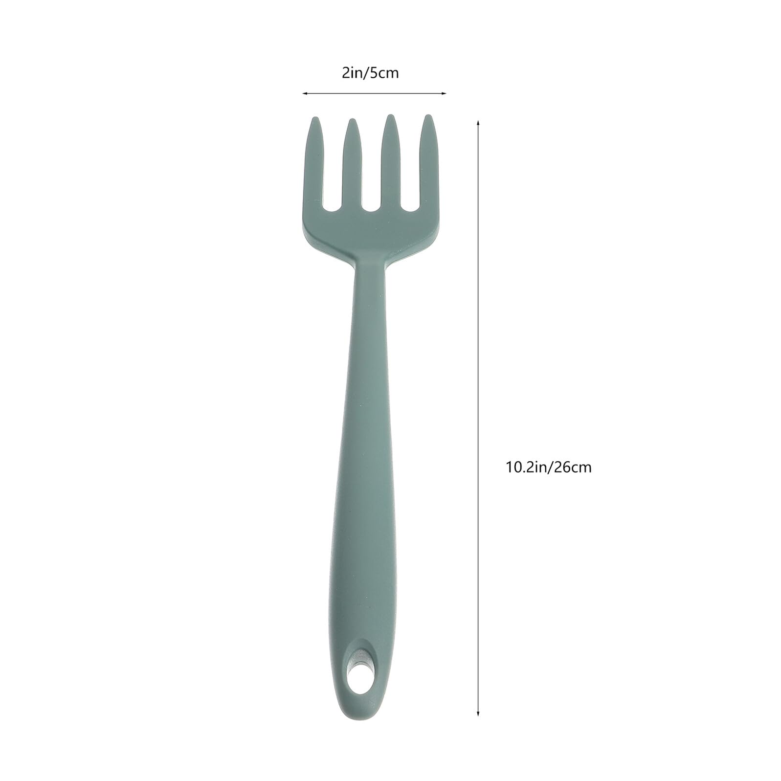 Fourchette en Silicone pour Mélanger et Servir Résistante la Chaleur pour Pâtes Pâtes Ustensile Cuisine Facile à Nettoyer