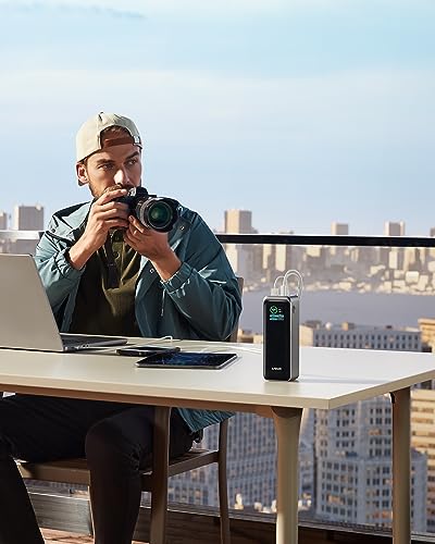 Image of Anker Prime Power Bank, 27,650mAh 3-Port 250W Portable Charger for Travel, TSA-Approved, Smart App, for MacBook Pro /Air, iPhone 16 /15 /14 Series, Samsung, Laptops, and More (Charging Base Not Included)