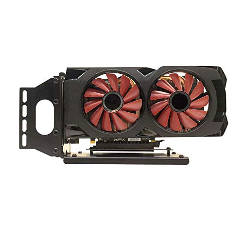 Staffa di supporto per scheda grafica verticale, scheda grafica PCI- E 3.0 16X, kit di supporto per scheda video con cavo riser (set completo)