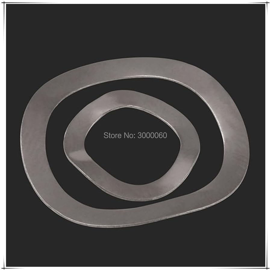 (ID)19mm*(OD)25mm* (H)0.3mm Stainless Steel 304 SS M19 Wave Spring Washer 100pcs/lot