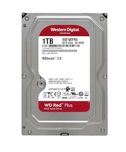 1TB HDD Western Digital WD Red interne Festplatte 3,5 Zoll