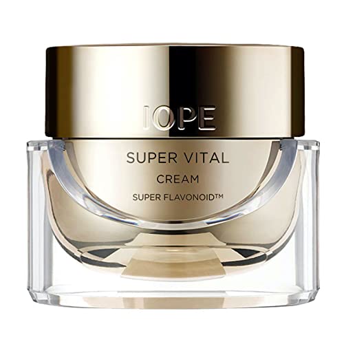 IOPE Super Vital Cream 1.7 FL.OZ- Anti-Aging Moisturizing Daily Face Cream - Day and Night Moisturizer with Creamy Texture - Firming & Reducing Wrinkles, without Paraben by Amorepacific